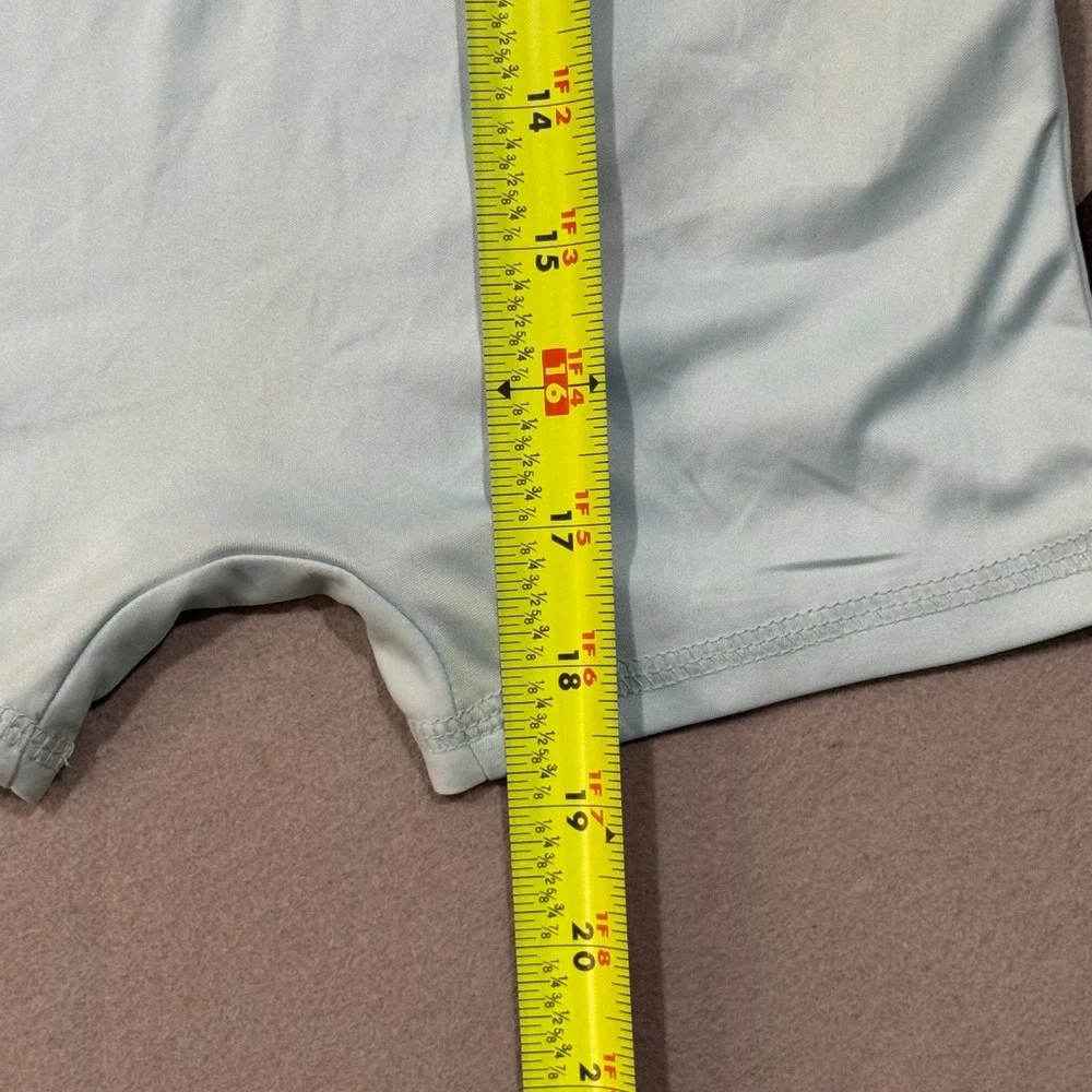 Hurley One-Piece Swimsuit Kids‎ 12M Topaz Mist Long Sleeve UPF 50+ Nike Dri-FIT